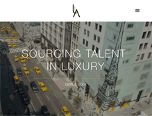 Tablet Screenshot of luxeavenue.com